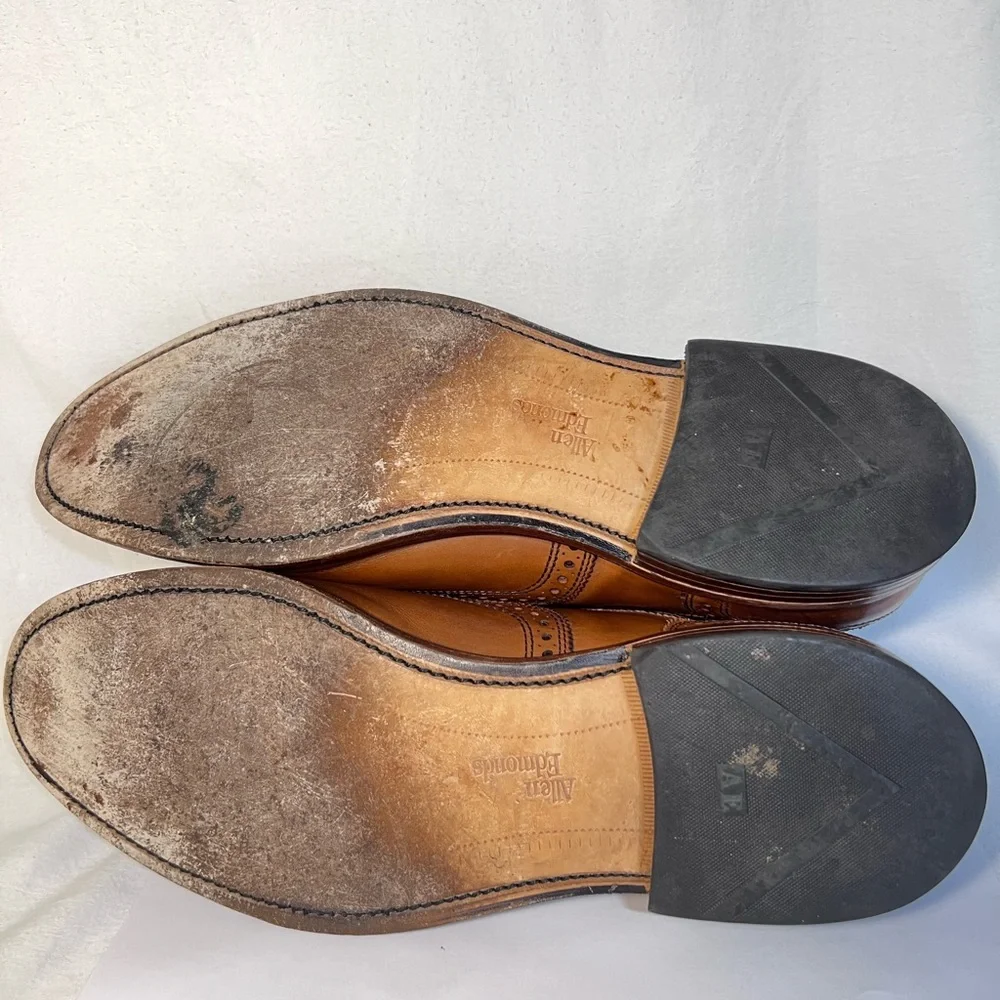 Allen Edmonds Strand Cap Toe Oxford Walnut Brown Leather Shoes Size US 11.5 D. - Picture 5 of 6